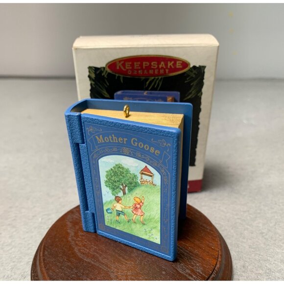 Hallmark Keepsake Ornament 1995 Mother Goose Jack & Jill Collectors Series Minia - Picture 2 of 7